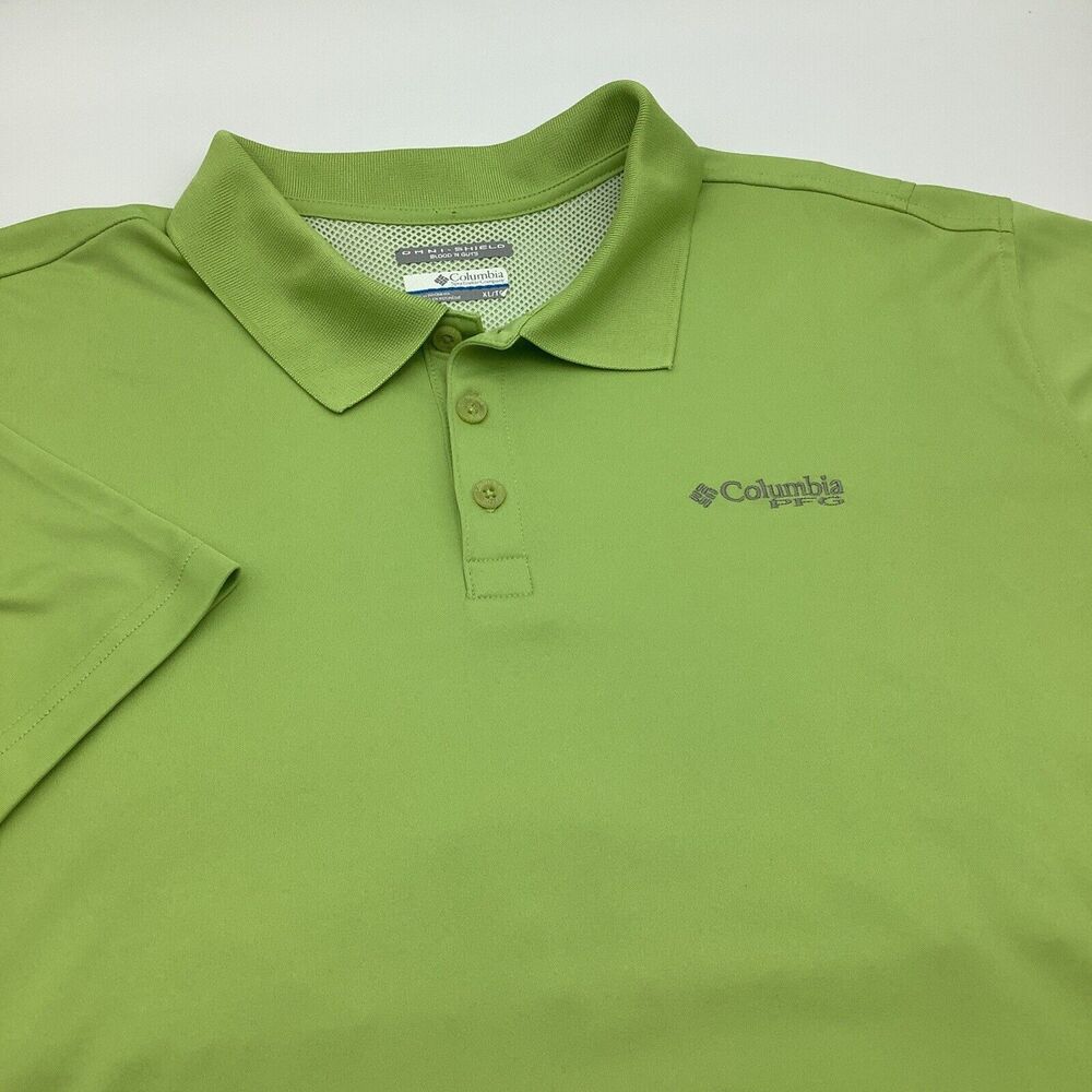 Columbia PFG‎ Mens Omni Shield Blood N Guts Fishing Polo Size XL